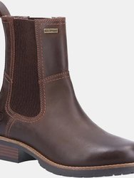 Womens/Ladies Somerford Leather Chelsea Boots - Brown - Brown