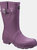 Womens/Ladies Windsor Short Waterproof Pull On Rain Boots - Purple - Purple