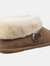 Womens/Ladies Wotton Sheepskin Soft Leather Booties - Chestnut