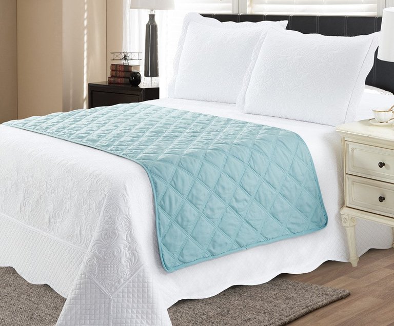 Bed Runner Protector Jade Teal - Full/Queen - Jade Teal