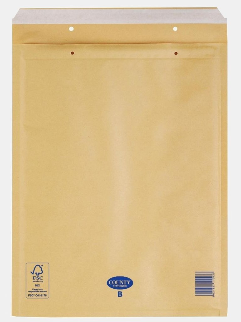 Bubble Lined Manilla Envelope Pack Of 10 Brown - D