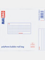County Stationery Polythene Bubble Envelope Mail Bags (Pack Of 10) (White) (Medium) - White