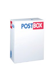County Stationery Postage Box (Pack of 15) (White) (Medium)
