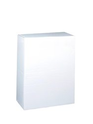 County Stationery Postage Box (Pack of 15) (White) (Medium) - White