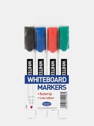 County Stationery Whiteboard Markers (White) (One Size) - White