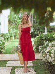 Crete Dress - Red - Red