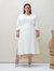 Dua Dress in Ivory - Ivory