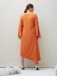 Dua Dress in Orange