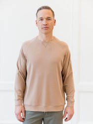 Men's Ultra-Soft Bamboo Pullover Crew - Timber