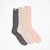 The Plush Lounge Sock - Slate Grey/Cloud/Blush