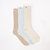 The Plush Lounge Sock - Almond/Sky/Creme