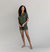 Women's Bamboo Pajama Short In Stretch-Knit - Olive