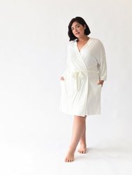 Women's Stretch-Knit Bamboo Kimono Robe