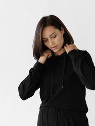 Women's Ultra-Soft Bamboo Hoodie - Black