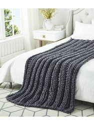 Coronela Throw - Dark Grey