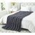 Coronela Throw - Dark Grey