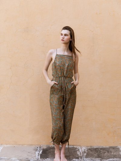 CQC Hand-Printed Cotton Jumpsuit product