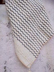 Rising Sun Linen Throw