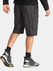 Craghoppers Mens Expert Kiwi Long Length Cargo Shorts (Black)