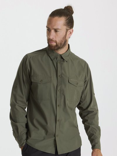 Craghoppers Craghoppers Mens Expert Kiwi Long-Sleeved Shirt (Cedar Green) product