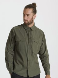 Craghoppers Mens Expert Kiwi Long-Sleeved Shirt (Cedar Green) - Cedar Green