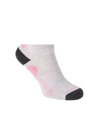 Craghoppers NosiLife Womens/Ladies Adventure Breathable Socks (Soft Gray Marl)