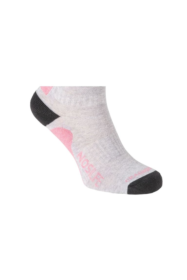 Craghoppers NosiLife Womens/Ladies Adventure Breathable Socks (Soft Gray Marl)