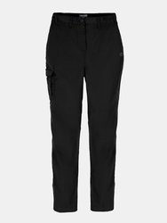 Craghoppers Womens/Ladies Kiwi Hiking Trousers (Black) - Black