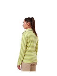 Craghoppers Womens/Ladies Natalia Stripe Half Zip Sweatshirt (Lime Green)