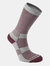 Craghoppers Womens/Ladies Temperature Control Socks (Grey Marl/Wild Berry) - Grey Marl/Wild Berry