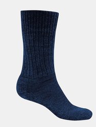 Craghoppers Womens/Ladies Wool Hiking Socks (Dark Navy Marl) - Dark Navy Marl