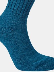 Craghoppers Womens/Ladies Wool Hiking Socks (Poseidon Blue Marl)