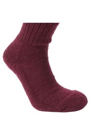 Craghoppers Womens/Ladies Wool Hiking Socks (Wildberry)