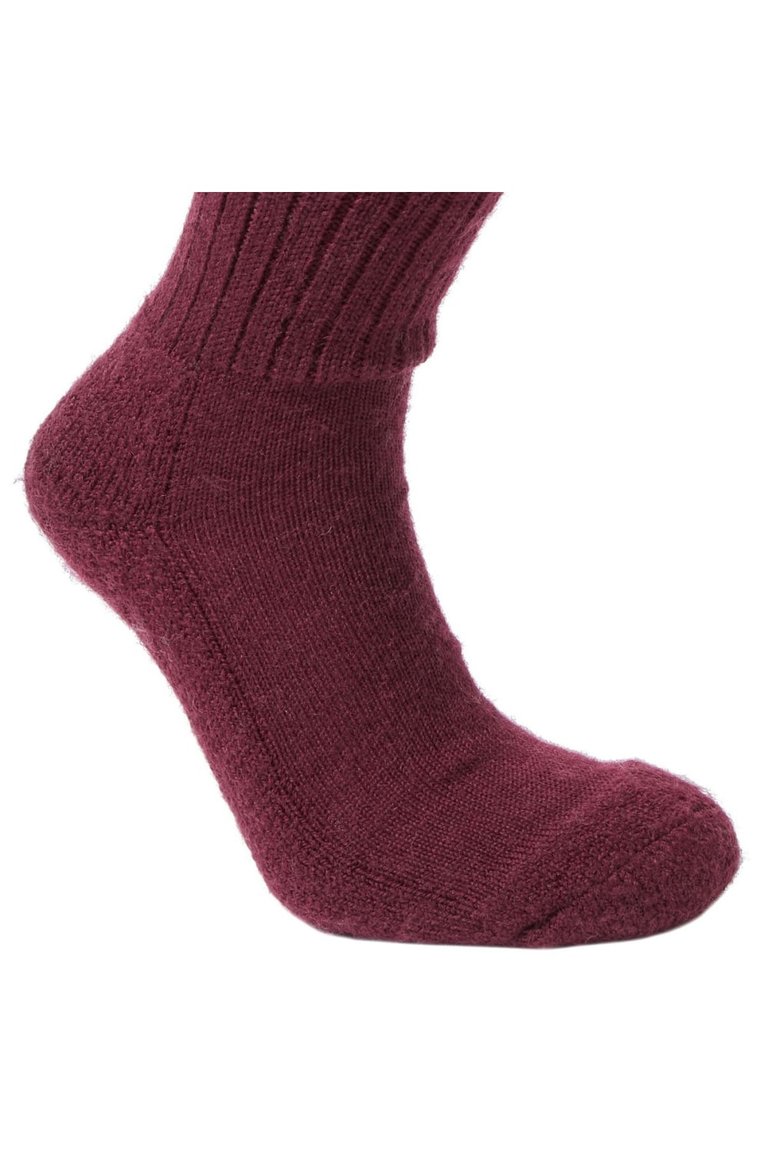 Craghoppers Womens/Ladies Wool Hiking Socks (Wildberry)