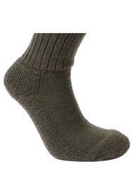 Craghoppers Womens/Ladies Wool Hiking Socks (Woodland Green)