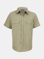 Expert Kiwi Short-Sleeved Shirt - Pebble Brown