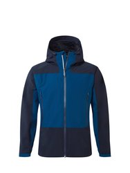 Mens Expert Active Waterproof Jacket - Poseidon Blue/Navy - Poseidon Blue/Navy