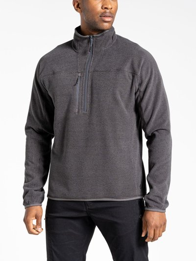 Craghoppers Mens Expert Half Zip Active Fleece Top - Carbon Grey Marl product