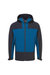 Mens Expert Softshell Hooded Active Soft Shell Jacket - Poseidon Blue/Navy