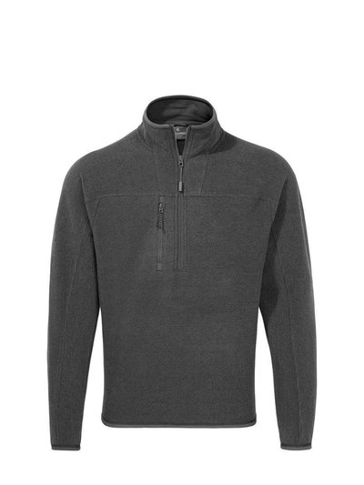 Craghoppers Mens Knitted Half Zip Fleece - Carbon Grey Marl product