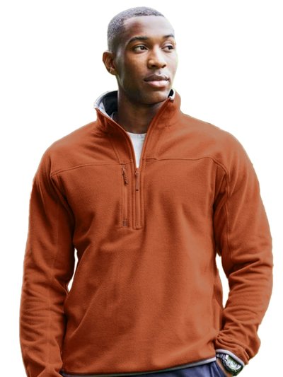 Craghoppers Mens Knitted Half Zip Fleece - Potters Clay Marl product