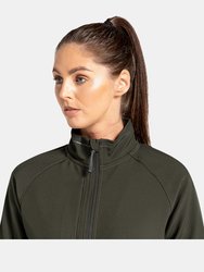 Womens Expert Basecamp Soft Shell Jacket - Dark Cedar