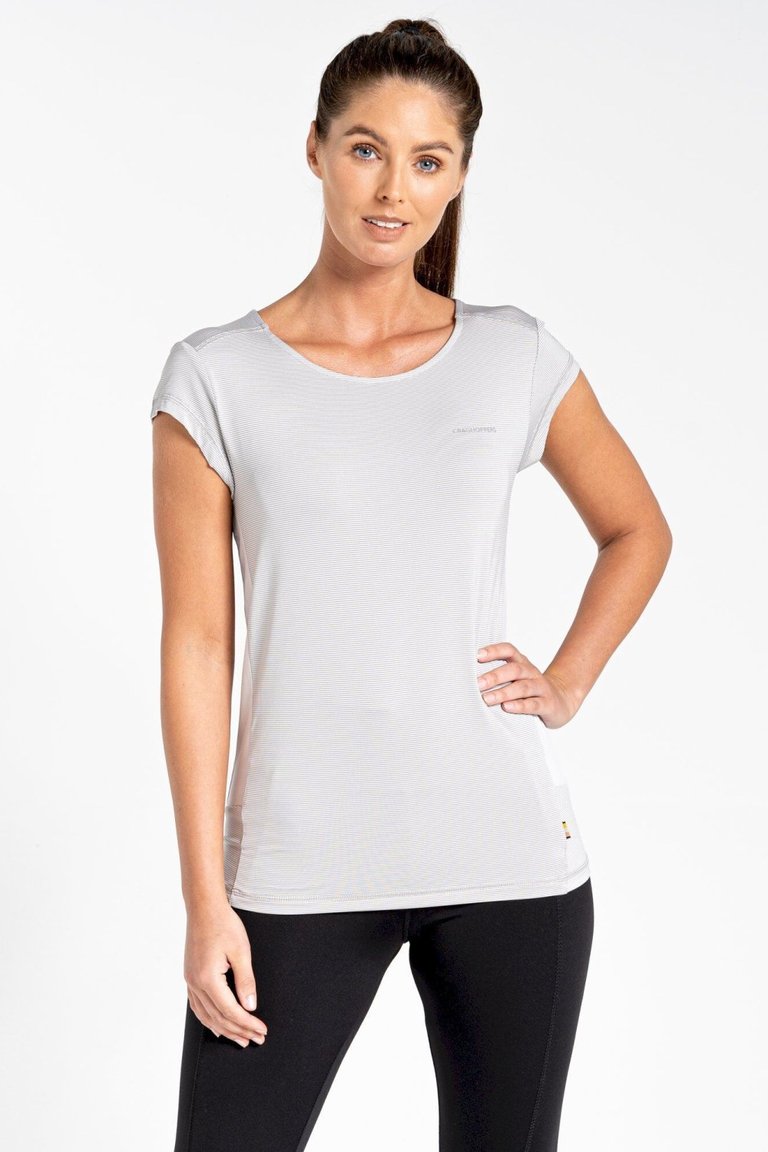 Womens/Ladies Atmos Short Sleeved T-Shirt - Lunar Gray - Lunar Gray