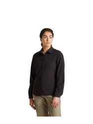 Womens/Ladies Expert Kiwi Long-Sleeved Shirt - Black - Black