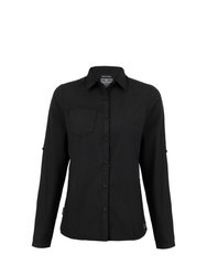 Womens/Ladies Expert Kiwi Long-Sleeved Shirt - Black