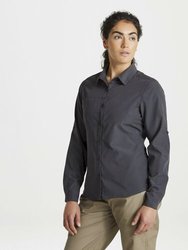 Womens/Ladies Expert Kiwi Long-Sleeved Shirt - Carbon Grey - Carbon Grey