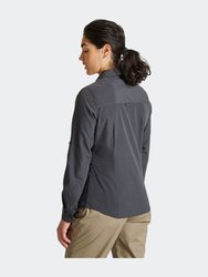 Womens/Ladies Expert Kiwi Long-Sleeved Shirt - Carbon Grey