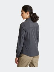 Womens/Ladies Expert Kiwi Long-Sleeved Shirt - Carbon Grey