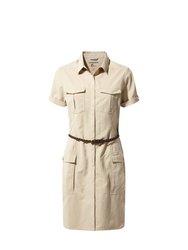 Womens/Ladies NosiLife Savannah Shirt Dress - Desert Sand