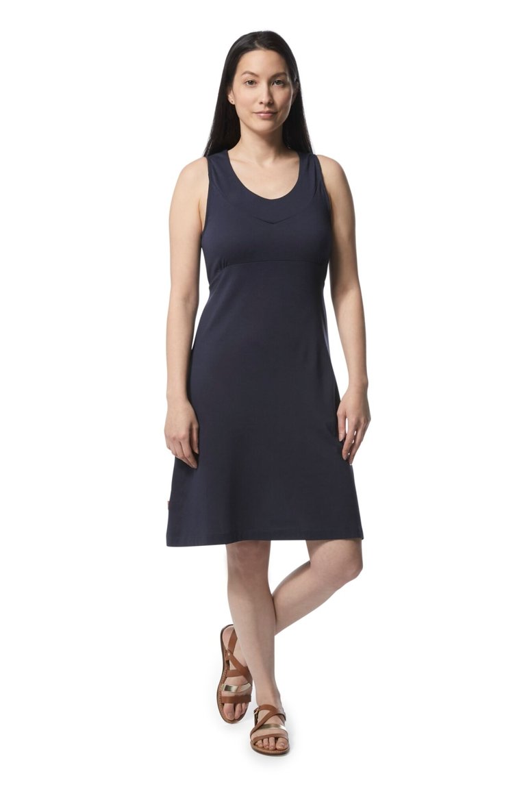 Womens/Ladies NosiLife Sienna Dress - Blue Navy - Blue Navy